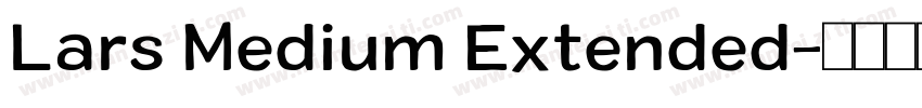 Lars Medium Extended字体转换